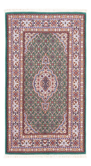 Alfombra persa - Clásica - Real - 132 x 80 cm - verde claro