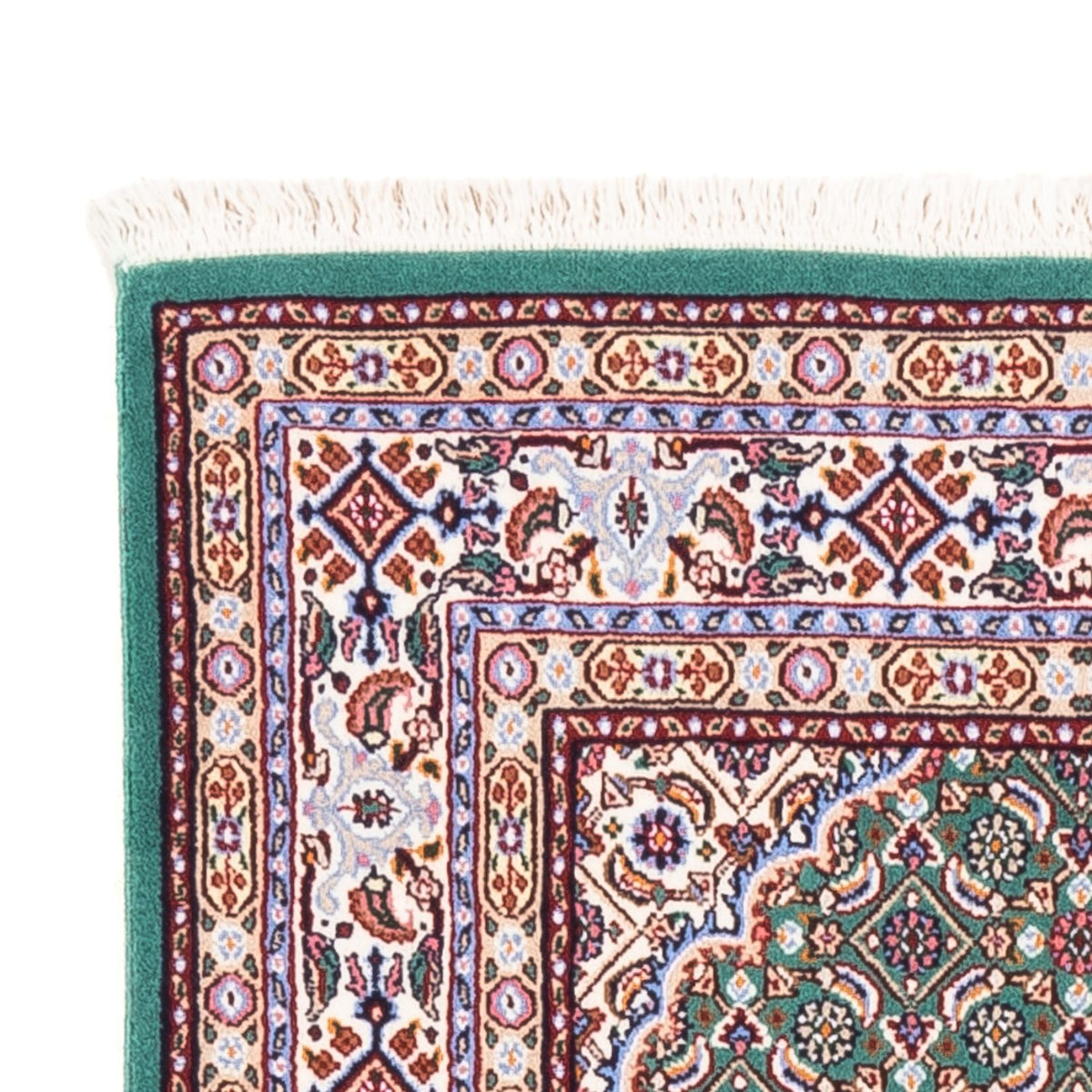 Alfombra persa - Clásica - Real - 132 x 80 cm - verde claro