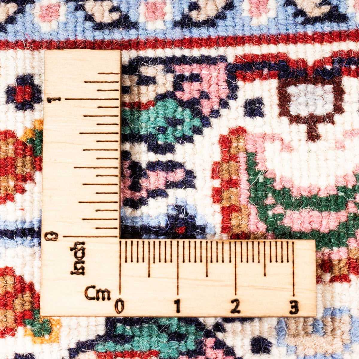 Alfombra persa - Clásica - Real - 132 x 80 cm - verde claro