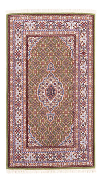 Alfombra persa - Clásica - Real - 131 x 76 cm - verde