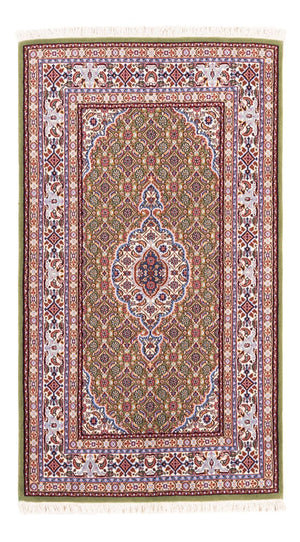 Alfombra persa - Clásica - Real - 131 x 76 cm - verde