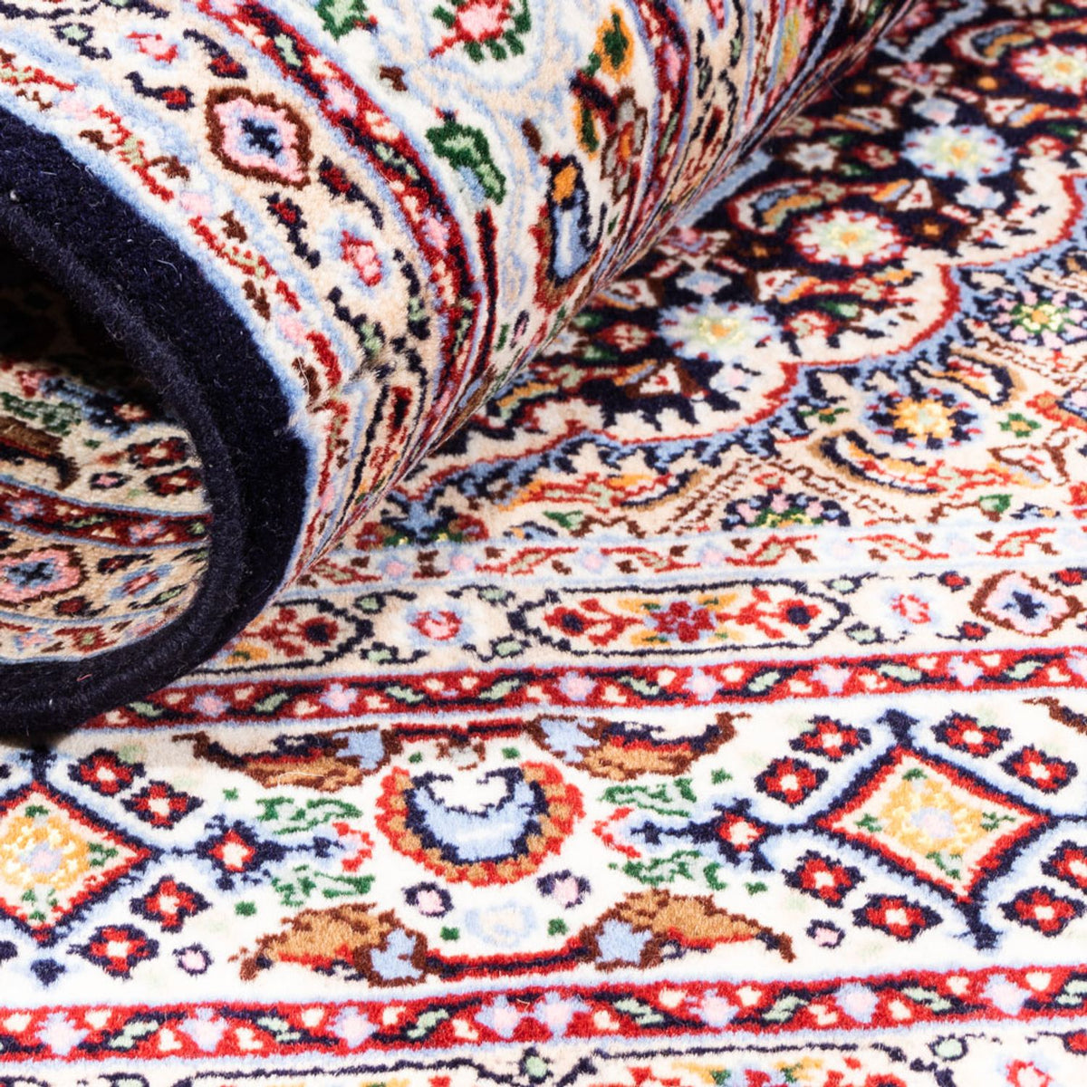 Alfombra persa - Clásica - 129 x 78 cm - multicolor