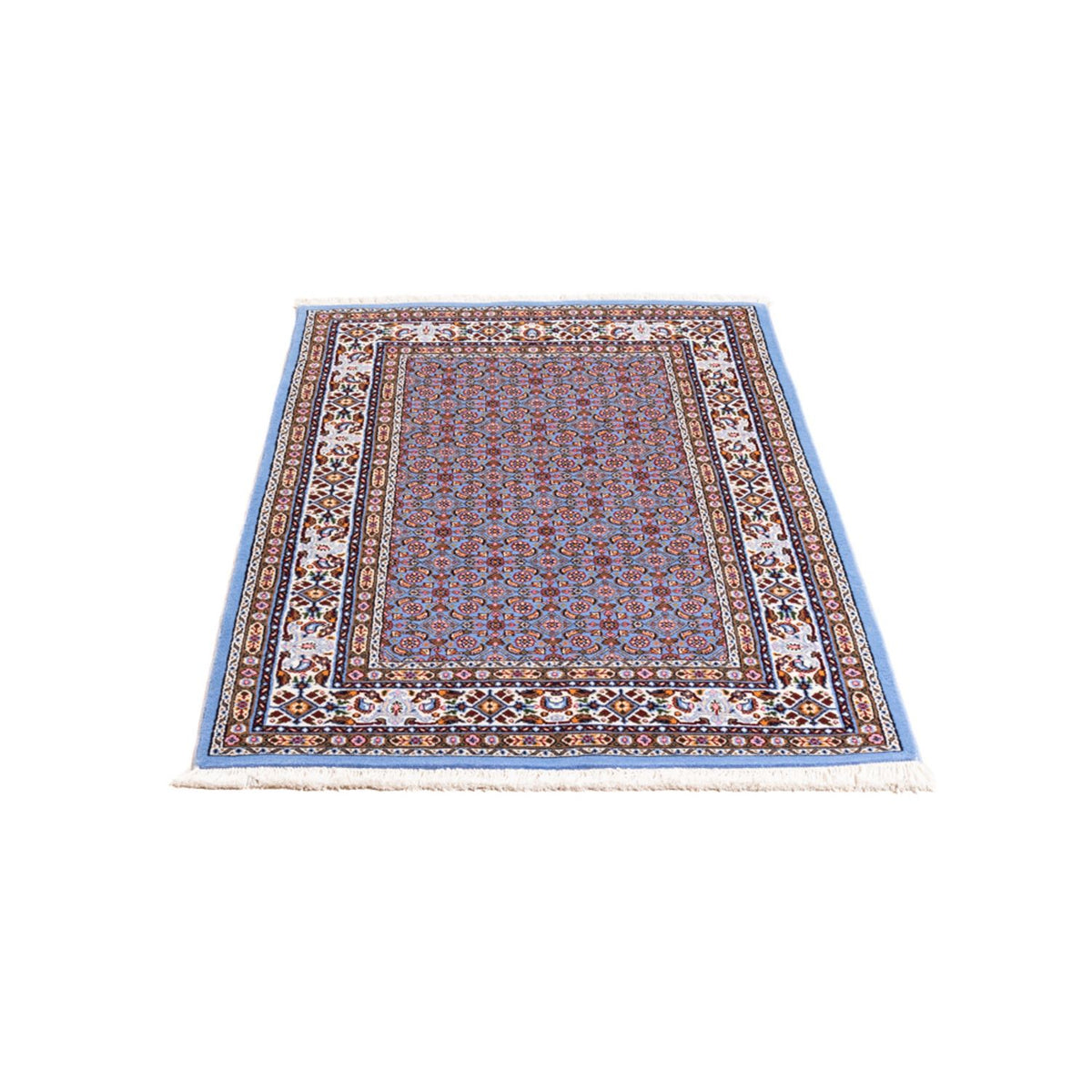 Alfombra persa - Clásica - Real - 127 x 76 cm - azul claro