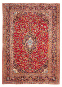 Alfombra persa - Keshan - 288 x 206 cm - rojo