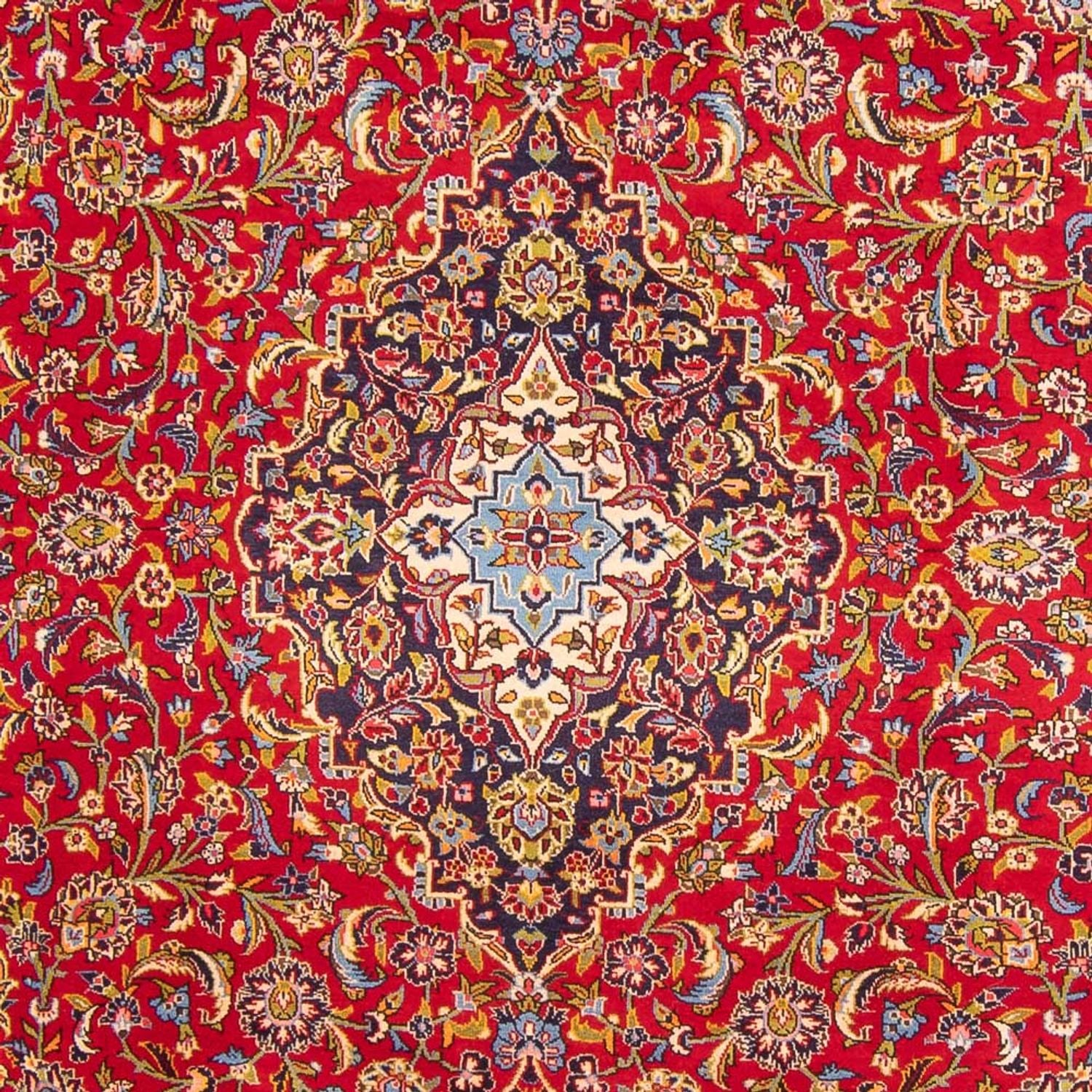 Alfombra persa - Keshan - 288 x 206 cm - rojo
