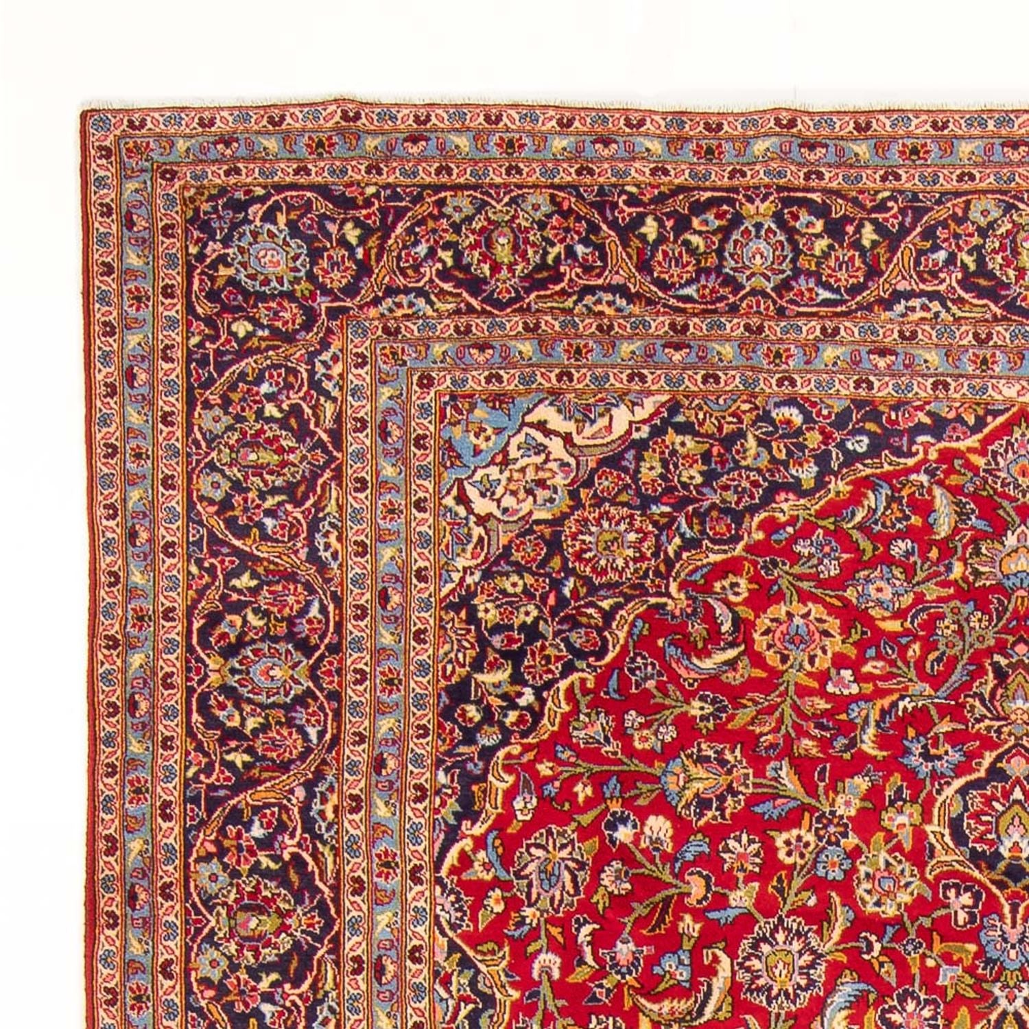 Alfombra persa - Keshan - 288 x 206 cm - rojo
