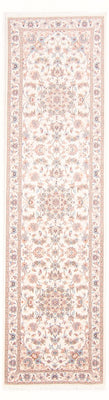 Alfombra de pasillo Alfombra Persa - Tabriz - Real - 296 x 80 cm - crema