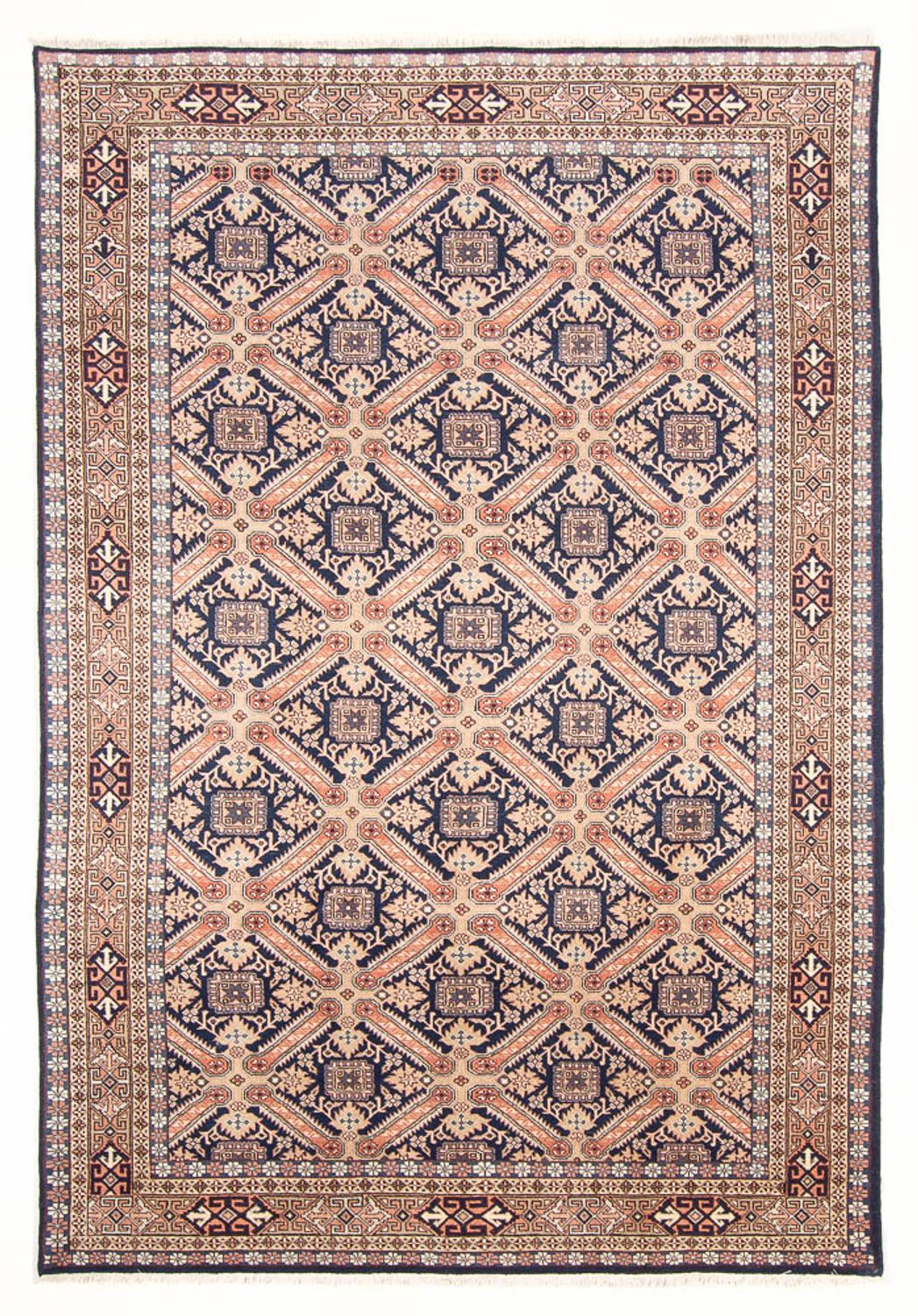 Alfombra persa - Nómada - 286 x 190 cm - azul oscuro