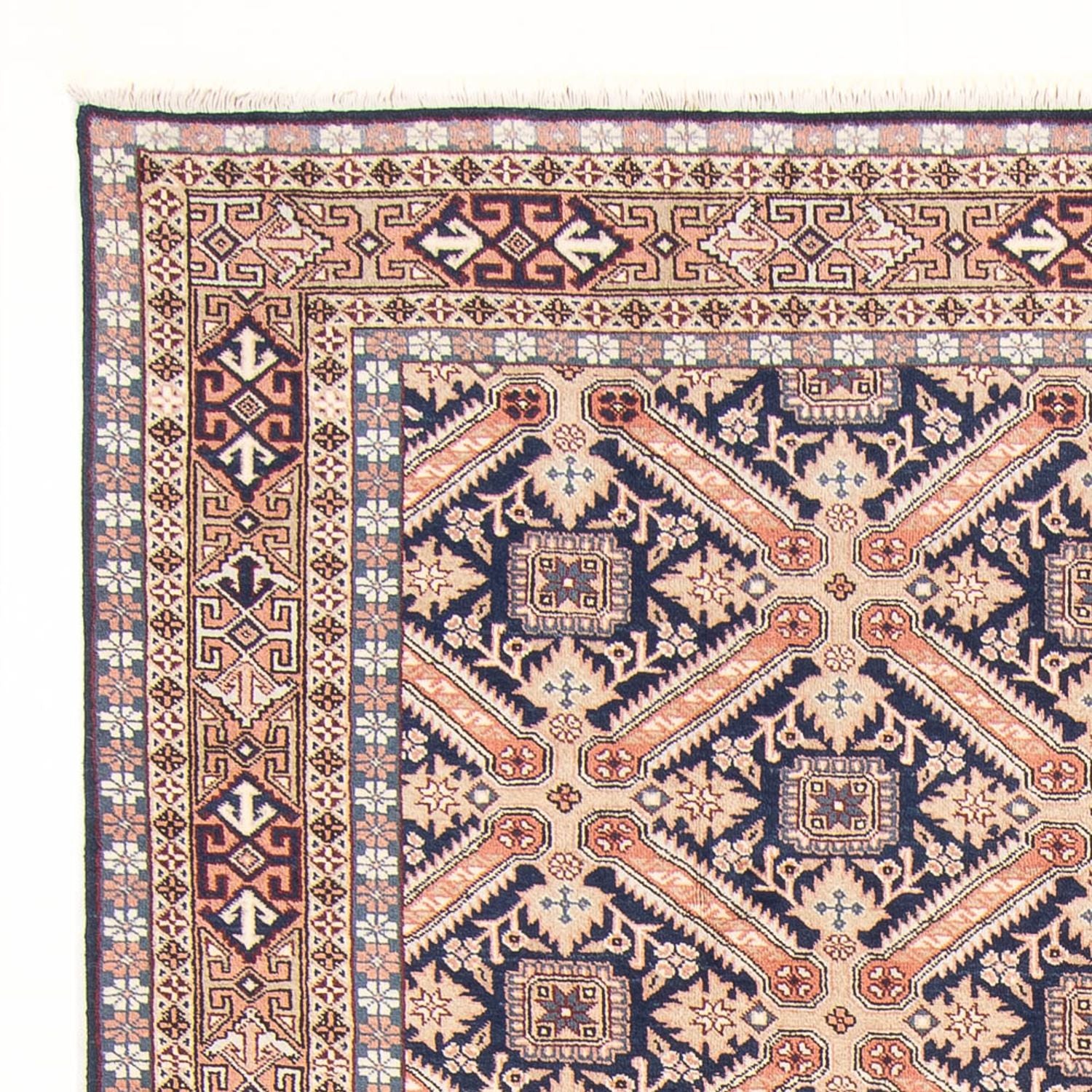 Alfombra persa - Nómada - 286 x 190 cm - azul oscuro