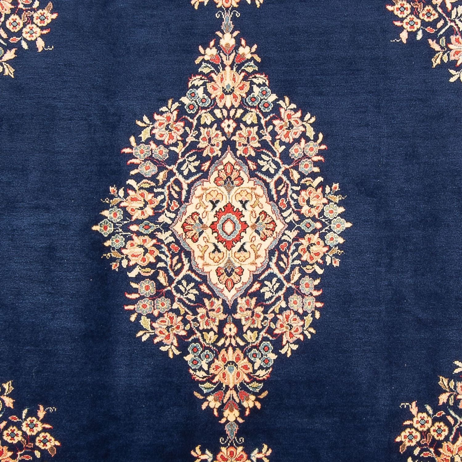Alfombra persa - Clásica - 305 x 203 cm - azul oscuro