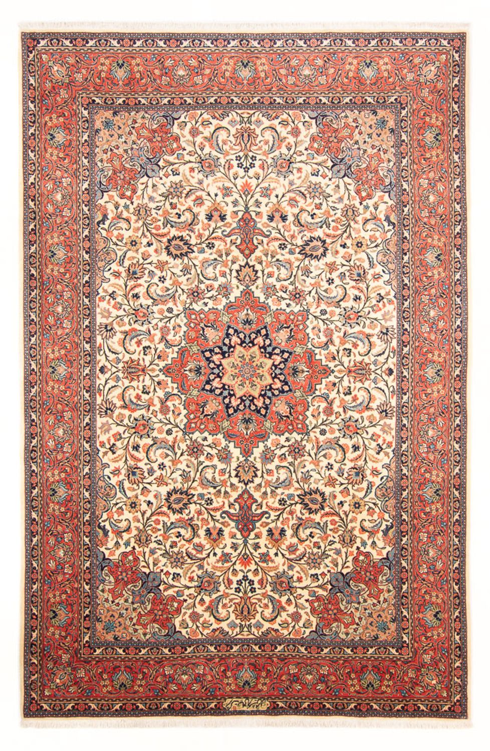 Alfombra persa - Clásica - 305 x 200 cm - crema