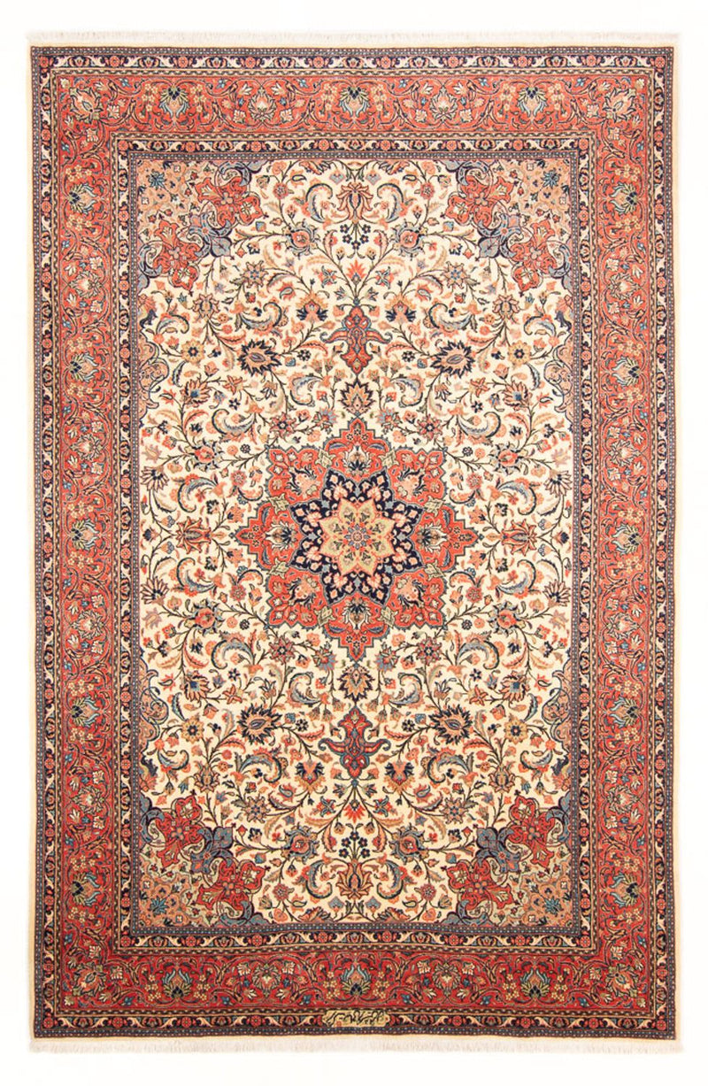 Alfombra persa - Clásica - 305 x 200 cm - crema