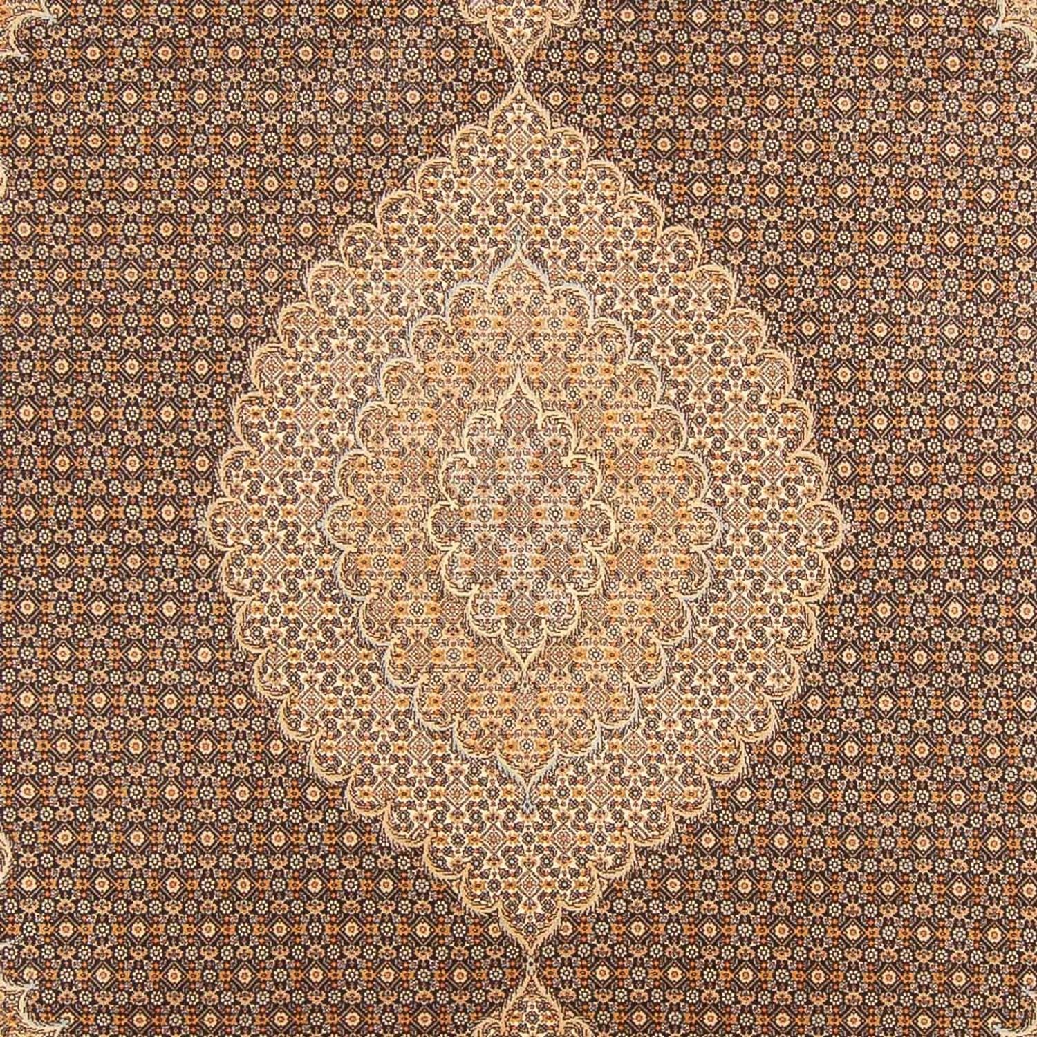 Alfombra Persa - Tabriz - Real - 297 x 200 cm - azul oscuro