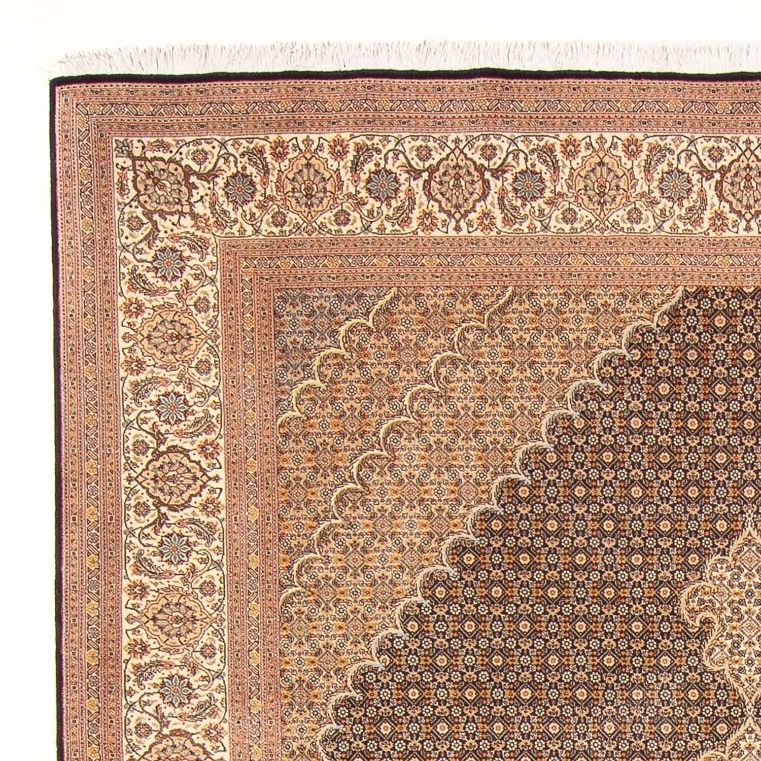 Alfombra Persa - Tabriz - Real - 297 x 200 cm - azul oscuro