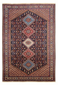 Alfombra persa - Nómada - 300 x 204 cm - azul oscuro