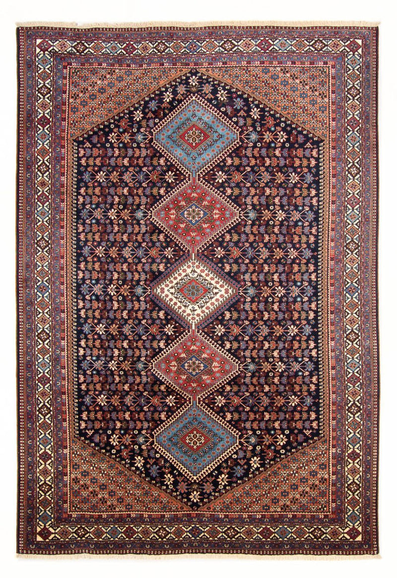 Alfombra persa - Nómada - 300 x 204 cm - azul oscuro
