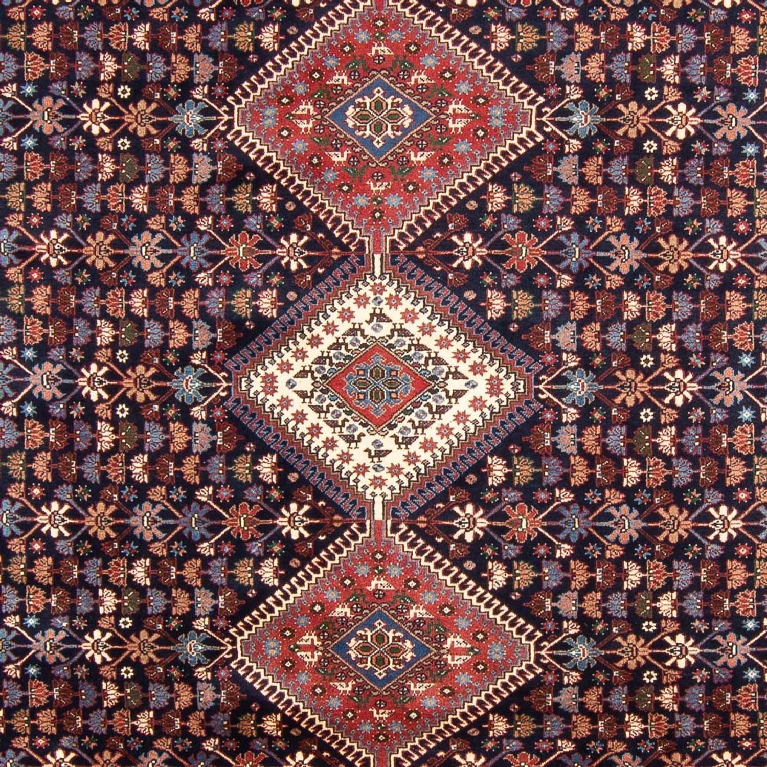 Alfombra persa - Nómada - 300 x 204 cm - azul oscuro