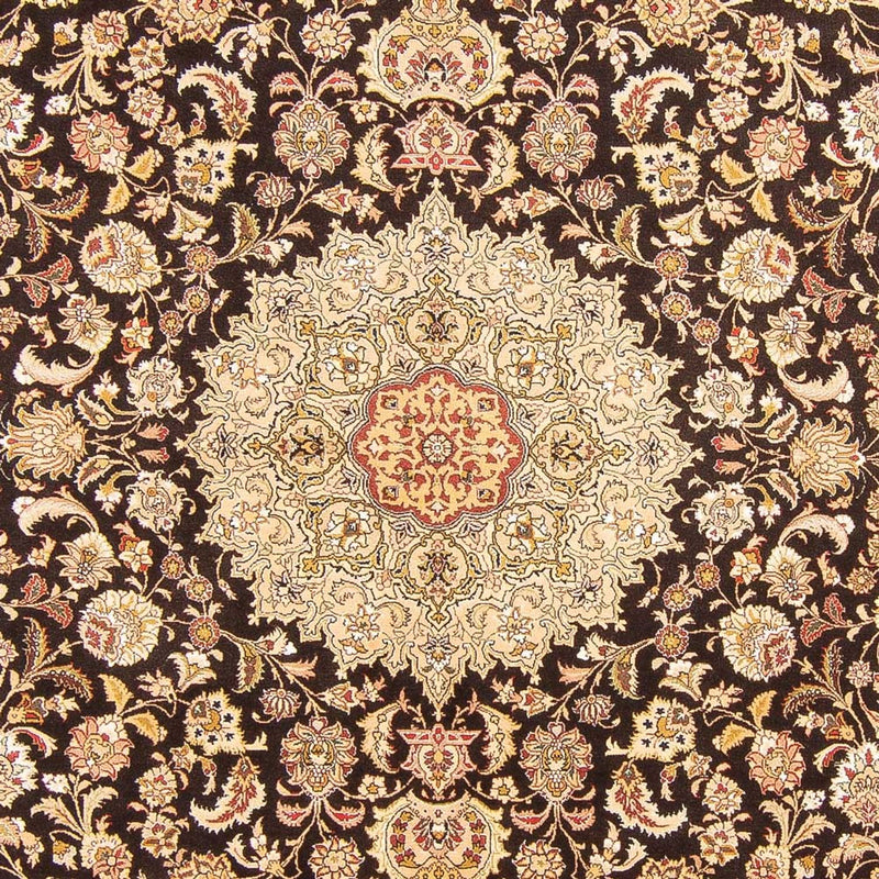 Alfombra Persa - Tabriz - Real - 296 x 196 cm - azul oscuro