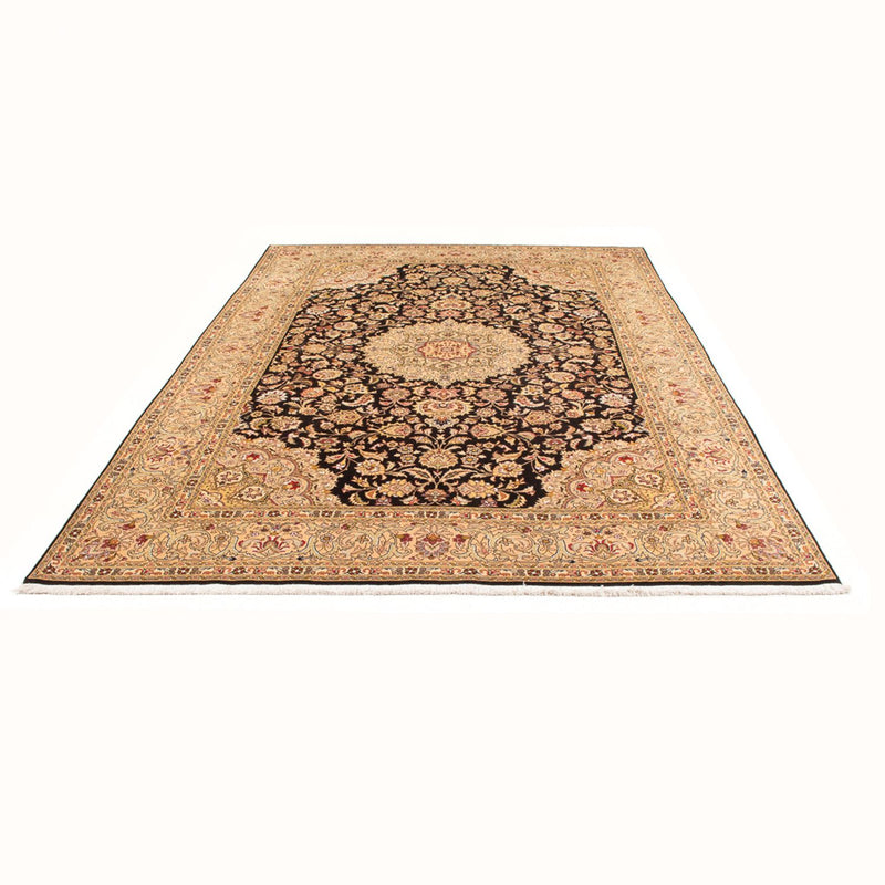 Alfombra Persa - Tabriz - Real - 296 x 196 cm - azul oscuro