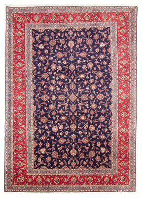 Alfombra persa - Keshan - 295 x 200 cm - azul oscuro