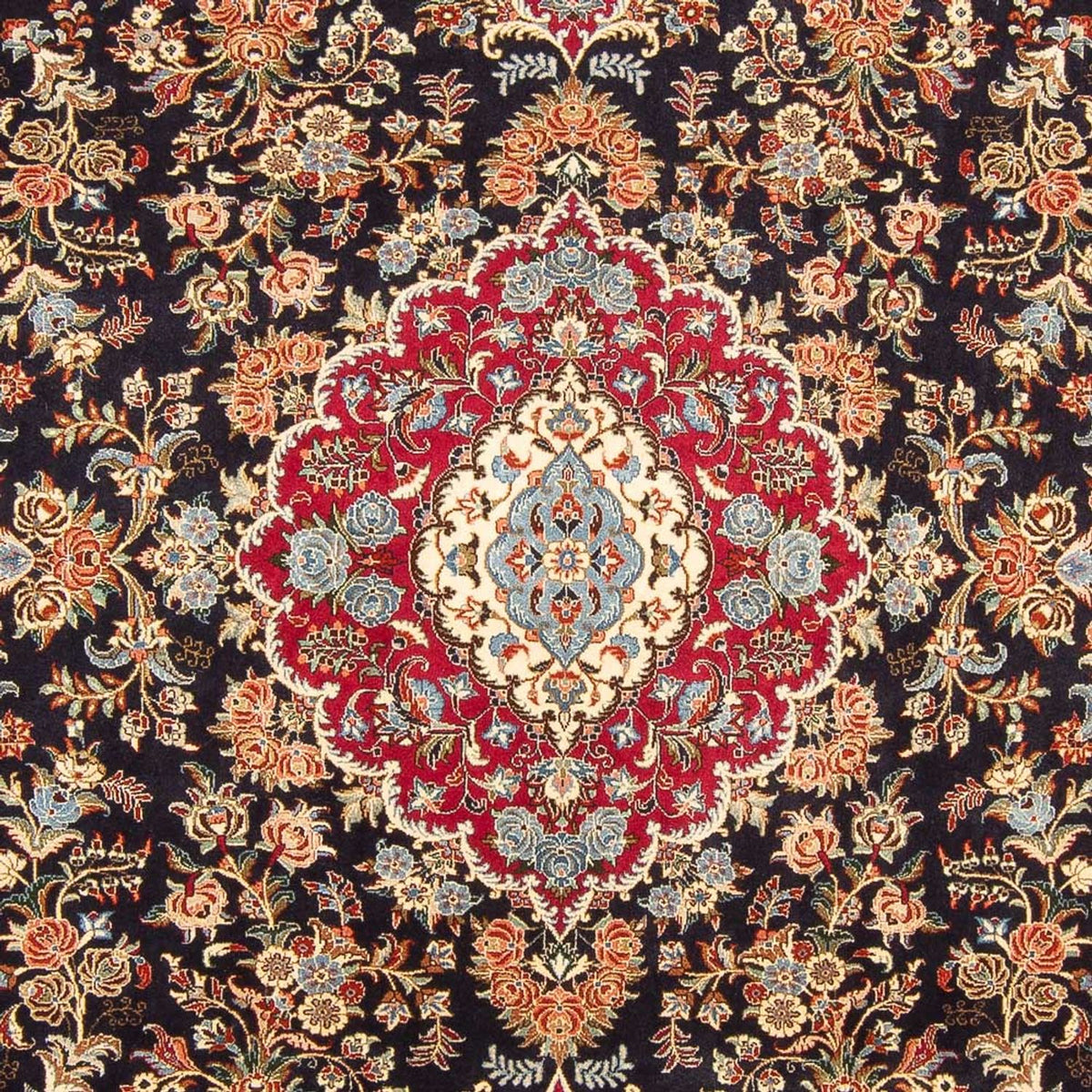 Alfombra persa - Clásica - 312 x 223 cm - azul oscuro