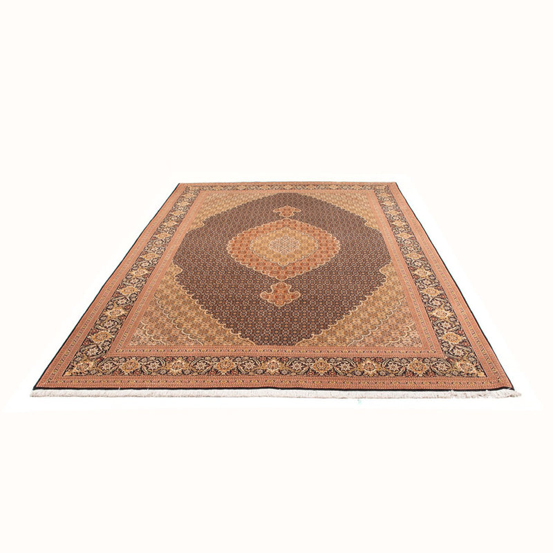 Alfombra Persa - Tabriz - Real - 297 x 200 cm - azul oscuro