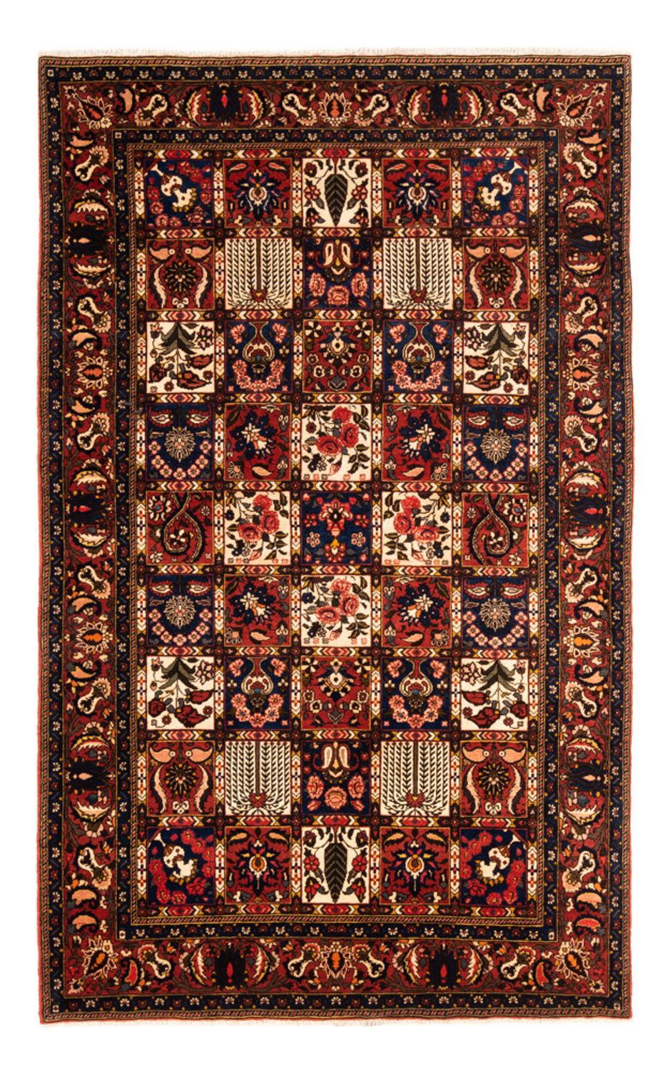 Alfombra persa - Nómada - 250 x 155 cm - multicolor
