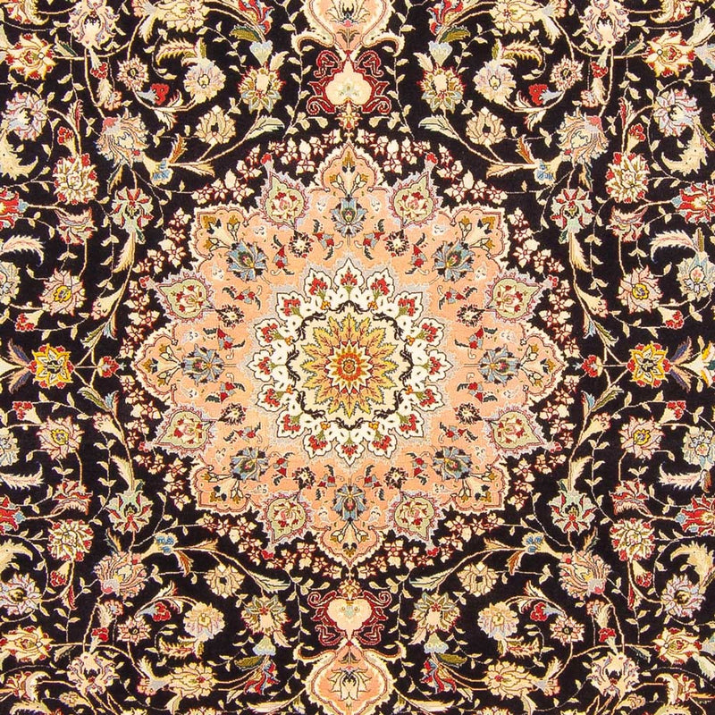 Alfombra Persa - Tabriz - Real - 293 x 207 cm - azul oscuro