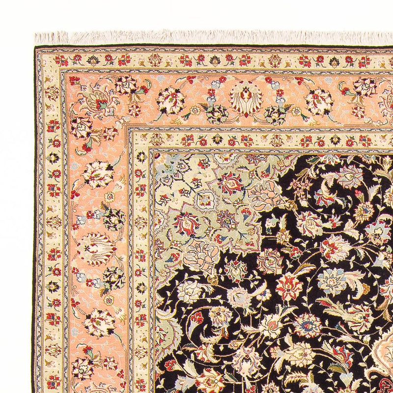 Alfombra Persa - Tabriz - Real - 293 x 207 cm - azul oscuro