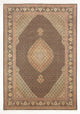 Alfombra Persa - Tabriz - Real - 296 x 199 cm - azul oscuro