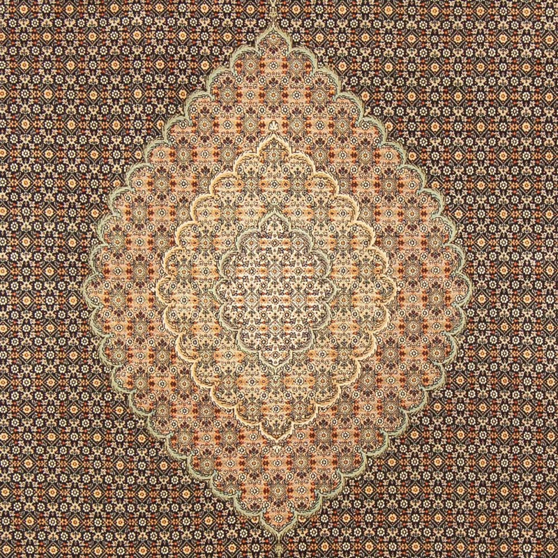 Alfombra Persa - Tabriz - Real - 296 x 199 cm - azul oscuro