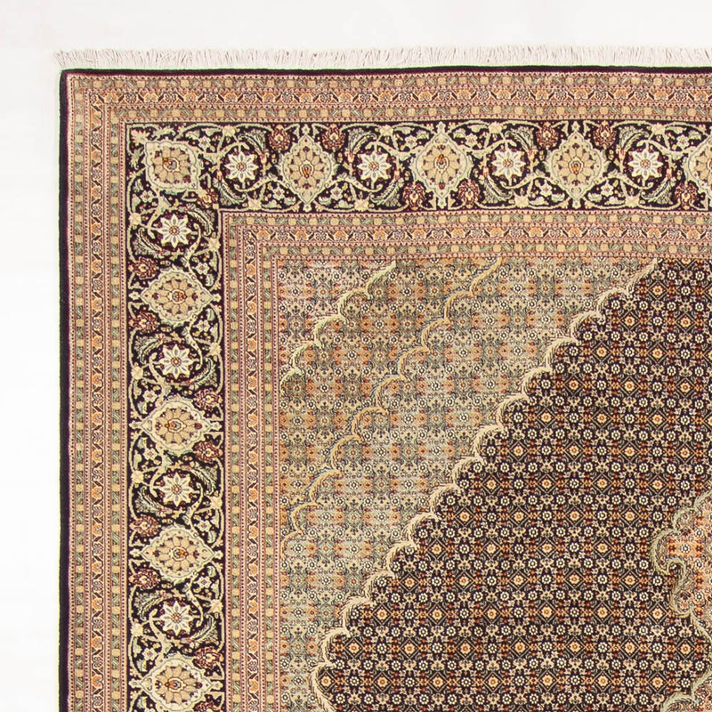 Alfombra Persa - Tabriz - Real - 296 x 199 cm - azul oscuro