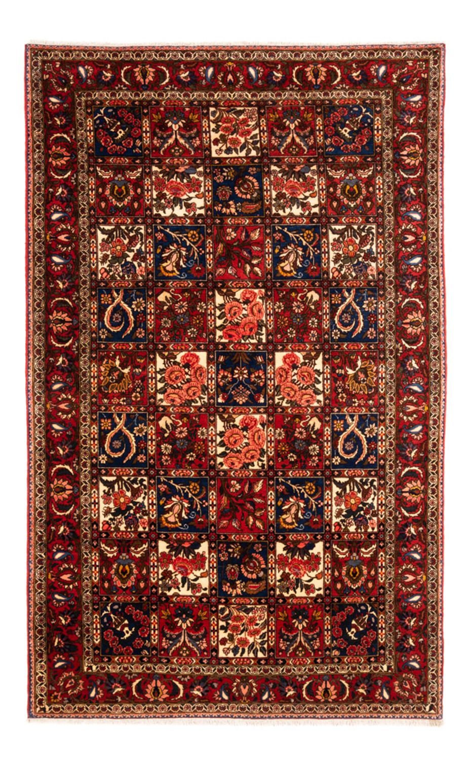 Alfombra persa - Nómada - 260 x 157 cm - multicolor