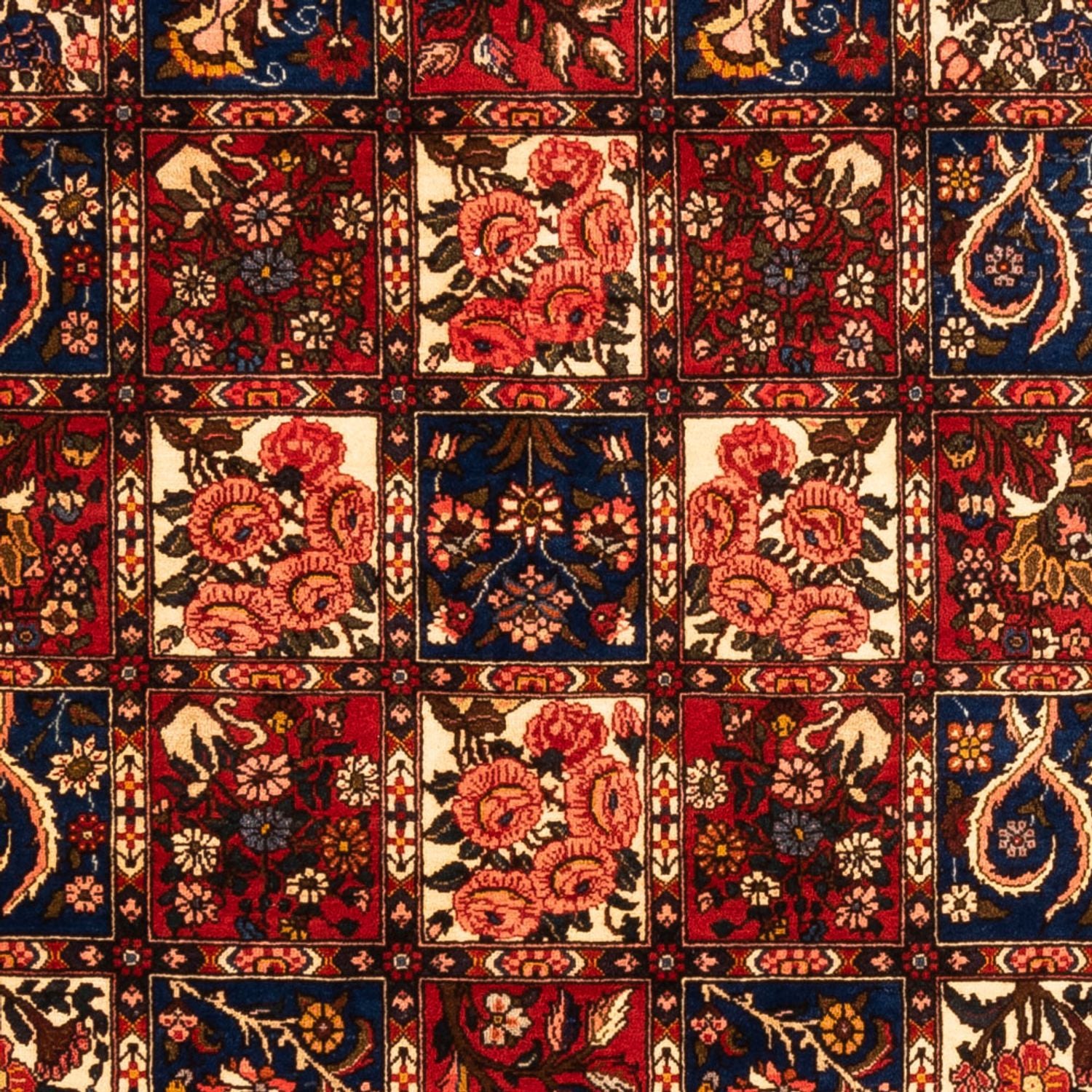 Alfombra persa - Nómada - 260 x 157 cm - multicolor
