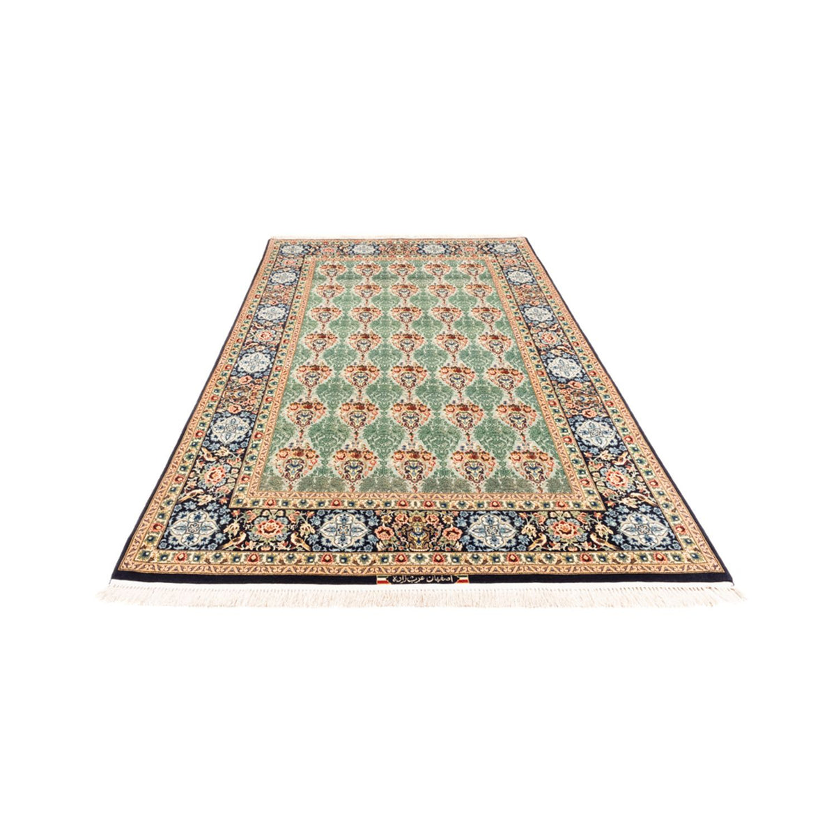 Alfombra Persa - Isfahan - Prima - 244 x 157 cm - verde