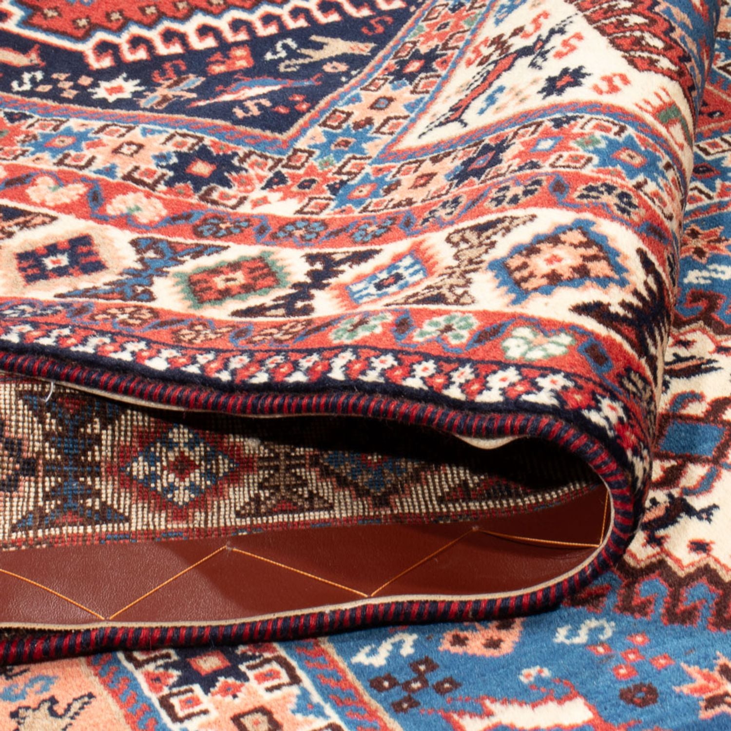 Alfombra persa - Nómada - 247 x 203 cm - multicolor