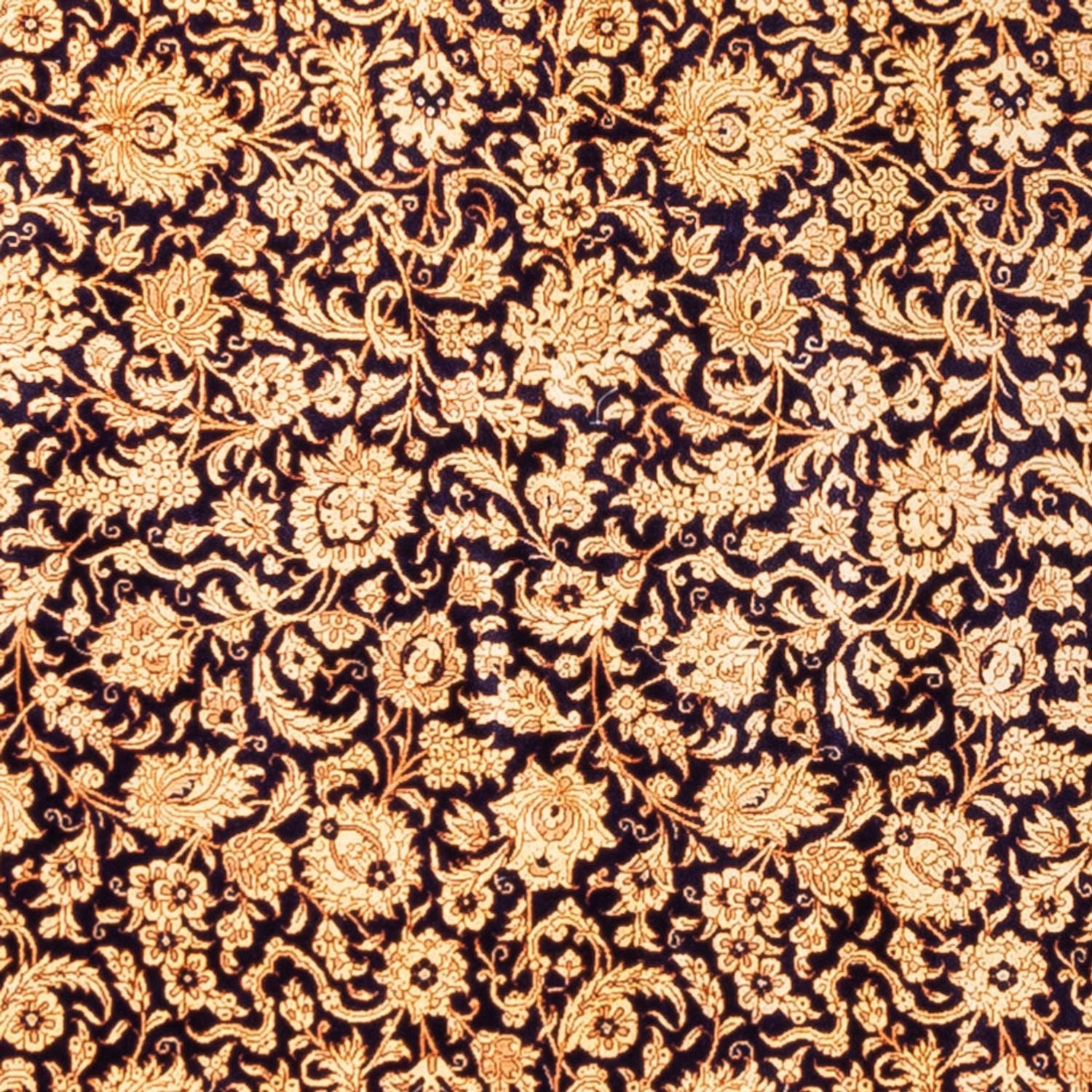 Alfombra de seda - Ghom Seda - Prima cuadrado  - 247 x 243 cm - beige oscuro