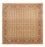 Alfombra Persa - Tabriz - Real cuadrado  - 206 x 204 cm - beige oscuro