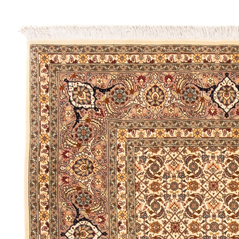 Alfombra Persa - Tabriz - Real cuadrado  - 206 x 204 cm - beige oscuro