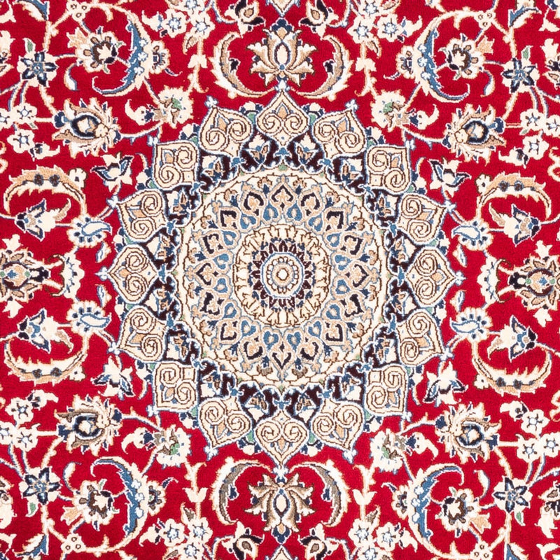 Alfombra persa - Nain - 246 x 156 cm - rojo