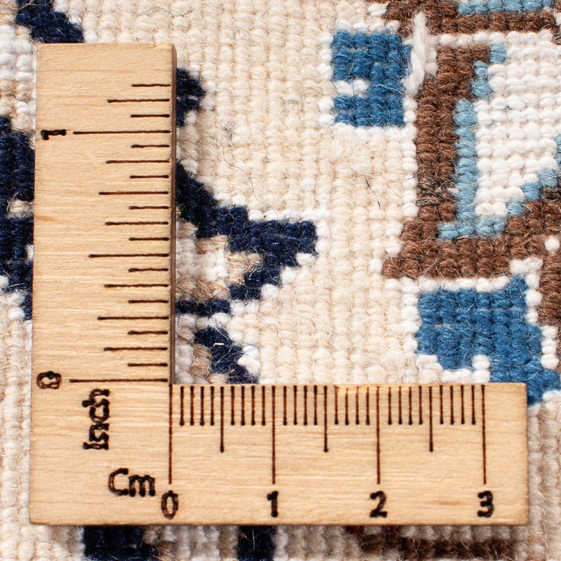 Alfombra persa - Nain - 304 x 200 cm - azul oscuro