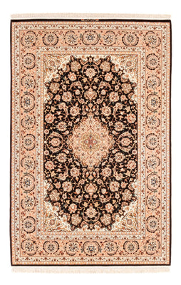 Alfombra de pasillo Alfombra Persa - Isfahan - Prima - 227 x 148 cm - azul oscuro