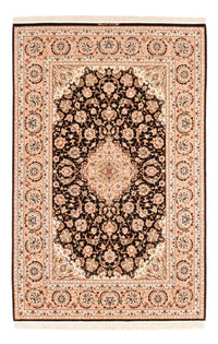 Alfombra de pasillo Alfombra Persa - Isfahan - Prima - 227 x 148 cm - azul oscuro