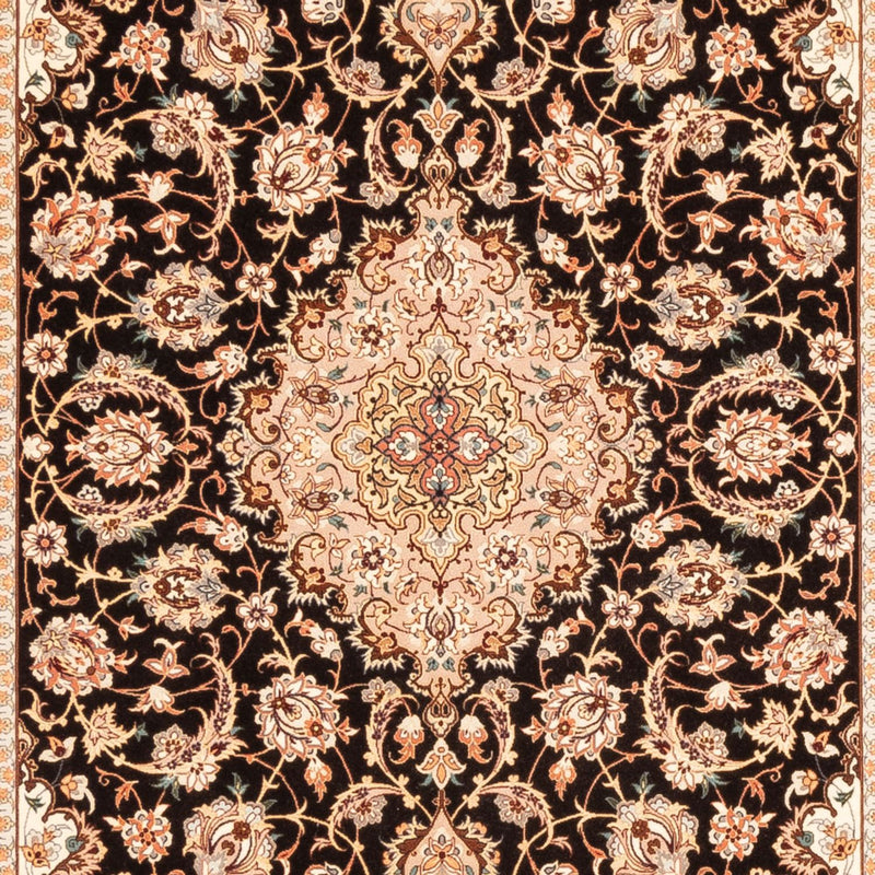 Alfombra de pasillo Alfombra Persa - Isfahan - Prima - 227 x 148 cm - azul oscuro