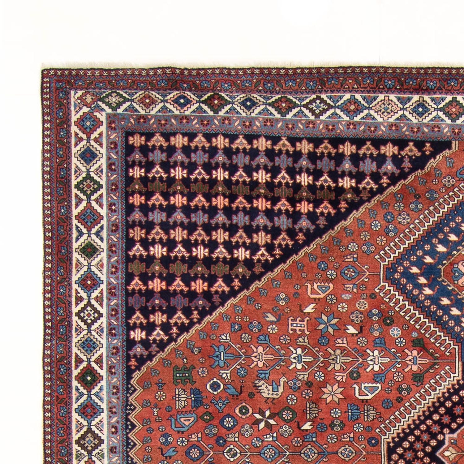 Alfombra persa - Nómada - 298 x 204 cm - rojo