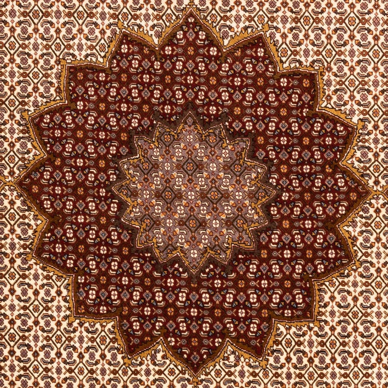 Alfombra Persa - Tabriz - Real cuadrado  - 256 x 250 cm - rojo burdeos
