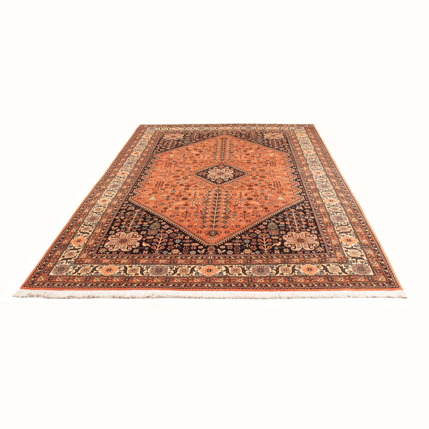 Alfombra persa - Nómada - 297 x 200 cm - salmón