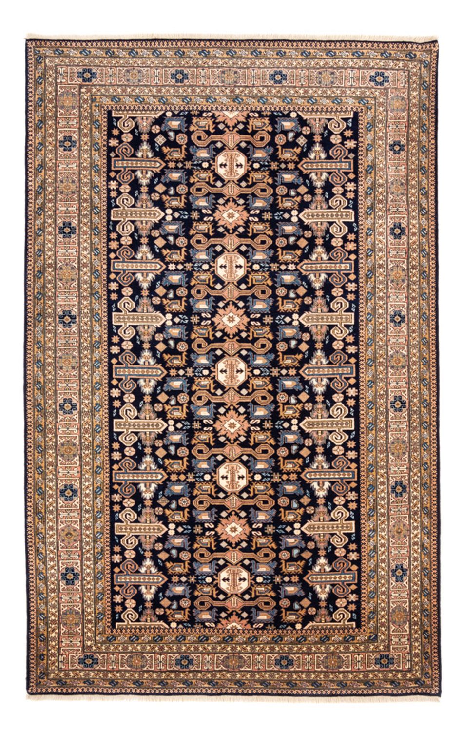 Alfombra persa - Nómada - 270 x 170 cm - azul oscuro