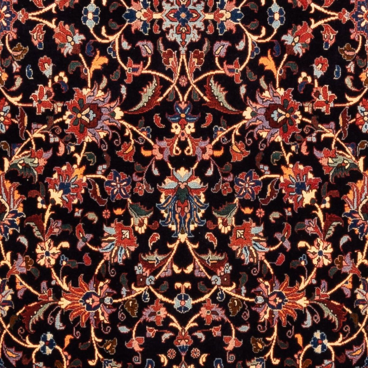 Alfombra persa - Bidjar cuadrado  - 250 x 248 cm - azul oscuro