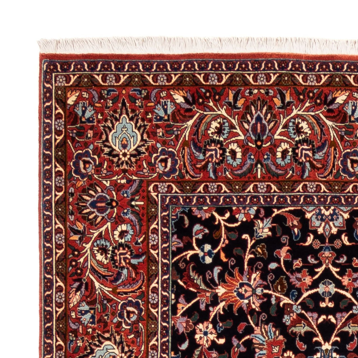 Alfombra persa - Bidjar cuadrado  - 250 x 248 cm - azul oscuro